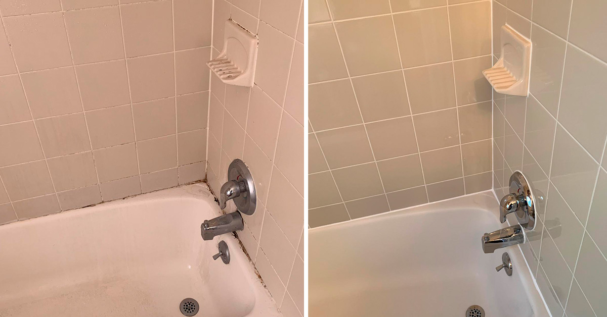 I was sick of my filthy shower and stained grout - now it looks