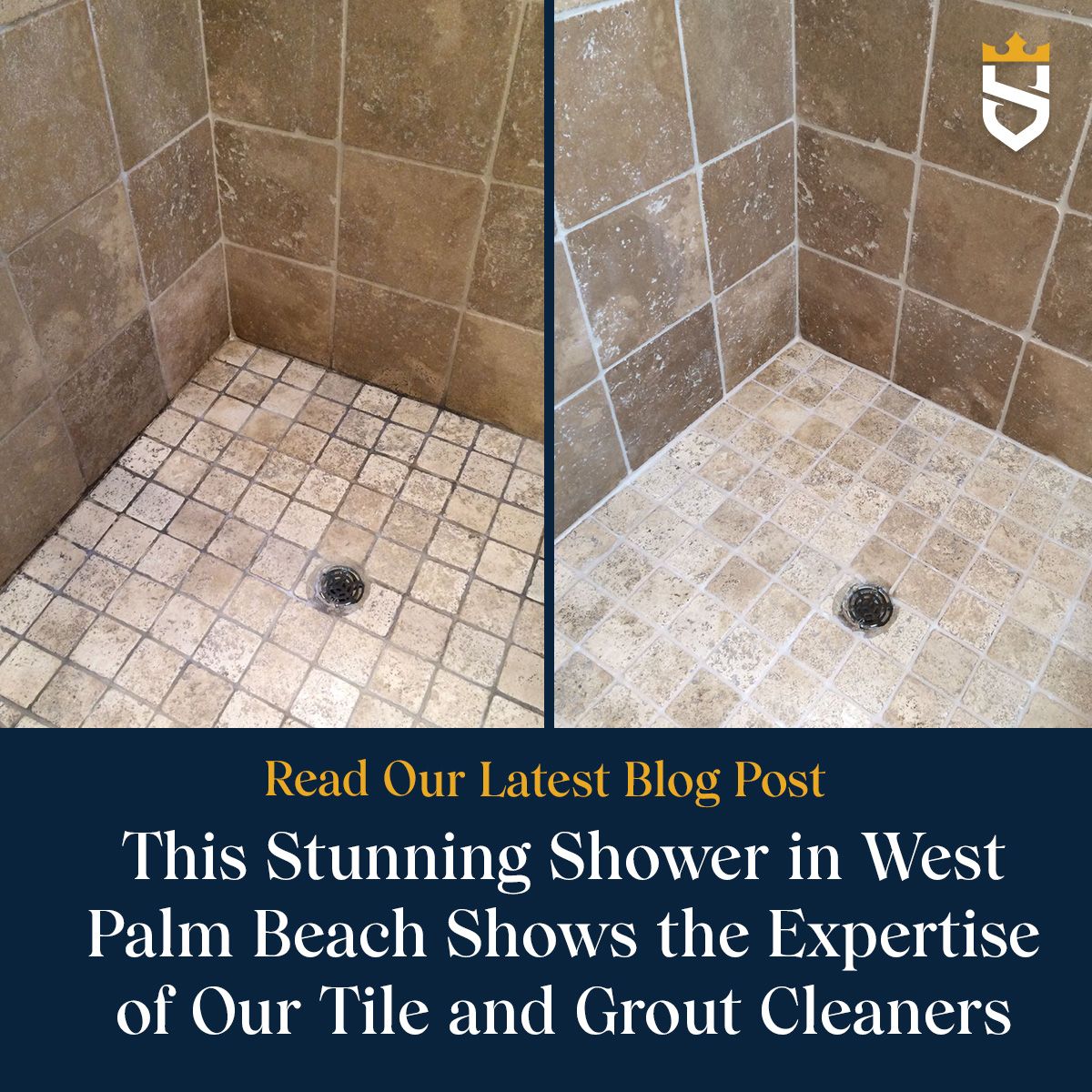 This Stunning Shower in West Palm Beach Shows the Expertise of Our Tile and Grout Cleaners